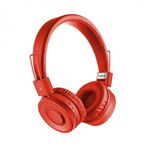 Bluetooth összecsukható fejhallgató - piros színben fotó