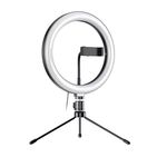 Selfie ring light LED körlámpa, asztali állvánnyal - 24W - állítható színhőmérséklet XD-30 - MS-842 fotó