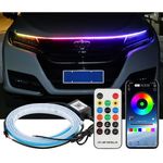 Bluetoothos 180 cm- es autós LED szalag - applikáció+távirányító fotó