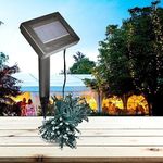 100 LED-es napelemes kerti fényfüzér, hidegfehér, 20 m fotó