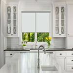 Elite Home ablakra szerelhető sötétítő és árnyékoló roló, fém házban, fehér, 120x120cm fotó