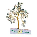 Achát drágakő fa, 80 kövel - Tisztaság köve - MS-420 fotó