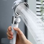 Víztakarékos zuhanyfej - ezüst fotó