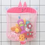 Fürdőszoba tároló játékoknak - rózsaszín fotó