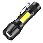 Mini Power Style COB LED extra fényerejű, kis méretű többfunkciós zseblámpa műanyag dobozban fotó
