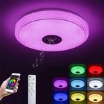 Smart Lamp - Intelligens RGBW mennyezeti UFO lámpa Bluetooth hangszóróval, 3000-6500K fotó