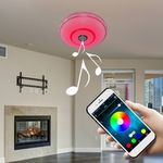 Elegáns RGB LED lámpa + beépített Bluetooth hangszóró fotó