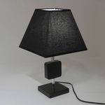 Asztali lámpa / éjjeli fény / szögletes fekete /8808 fotó