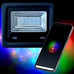 150W Okos LED reflektor - APP + BT + RGB + programozható IP66 fotó
