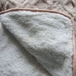 Luxus 2 rétegű ágytakaró/pléd 150x200cm - bézs - MS-943 fotó