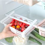 Hűtőbe rakható frissentartó kosár - fehér fotó