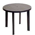 90 cm kerek asztal kék fotó