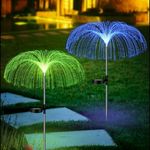 Napelemes kerti leszúrható dekor lámpa, 2 db - medúza - MS-1014 fotó