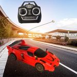 Távirányítós luxus sportautó világító reflektorral -piros fotó