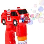 Tűzoltóautós buborékfújó játék pisztoly fotó