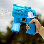 Sorozatlövő buborék fújó kézi ágyú - kék fotó