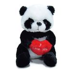 Panda szívecskével "I love you" felirattal 17 cm fotó