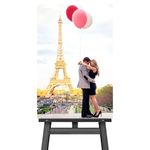 Eiffel torony - Festmény készítő készlet: ecsetek/festékek/vászon fotó