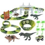 153 részes Dinoszaurusz park autópálya, kiegészítőkkel fotó