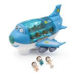 Játék repülő kivehető utasokkal, fény, hangokkal, kék fotó