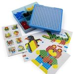 490 darabos kreatív mozaik puzzle készlet, készség fejlesztő játék fotó