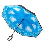 Fordított esernyő - felhő mintával - MS-275 fotó