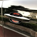 Karcolásvédő fólia autófogantyú alá, piros-fekete fotó