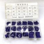 HNBR O-gyűrű készlet 265 db (18 különböző méret) lila fotó