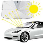 Autós napfényvisszaverő ernyő - szélvédőtakaró fotó