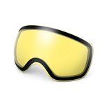 Sárga cserélhető lencse Kutook X-Treme Sí - Snowboard szemüveghez fotó