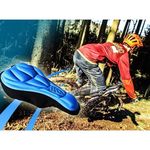 Nyereghuzat, bicikli üléshuzat (légáteresztő) kék fotó
