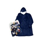 2az1-ben puha, plüss pulóver és takaró, kék - MS-770 fotó