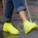 Cipővédő szilikon - sárga L (42-45) fotó