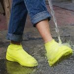 Cipővédő szilikon - sárga S (30-34) fotó