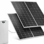 Áramfejlesztő 2 napelemmel és inverterrel - 3000 W - 230 V és hasonló termékek. fotó
