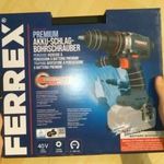 Új FERREX Pro Brushless Premium 40V 2.5Ah 60Nm akkus fúró akkumulátoros ütvefúró- leáraztam! fotó