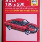 Audi 100 és 200 javítási könyv (1982-1990) Haynes fotó