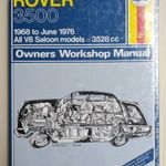 Rover P6 3500 V8 javítási könyv (1968-1976) Haynes fotó