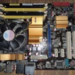 PC alkatrész - alaplap - LGA 775 - ASUS P5Q GREEN - Core 2 Quad CPU Q9550 fotó