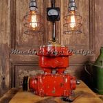 Traktor kompresszor lámpa , macine age , steampunk style Traktor kompresszor lámpa , macine age , s fotó