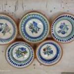 Banga Sándorné művésznő által készített dísz tányérok eladók. fotó