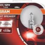 Izzó 12V/55W/H1/2db Osram Night Breaker Silver +100% 64150NBS fotó