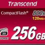 Transcend TS256GCF800 256GB, 800x, MLC NAND, Compact Flash memóriakártya fotó