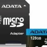 microSD Premier 128GB UHS1/CL10/A1+adapter - ADATA fotó