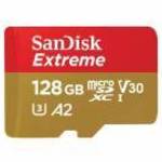 SanDisk Extreme 128 GB MicroSDXC UHS-I Class 10 fotó