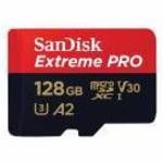 SanDisk Extreme PRO 128 GB MicroSDXC UHS-I Class 10 fotó