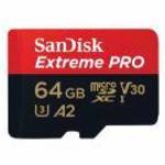 SanDisk Extreme PRO 64 GB MicroSDXC UHS-I Class 10 fotó