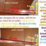 Electrolux ERB 3445 hűtőszekrény ajtópolcaiból a legfelső „vajtartó” polc fedél nélkül eladó fotó