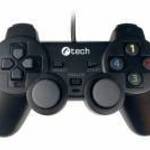 C-TECH GP-05 Callon Pro, Playstation 3, PC, Fekete, Vezetékes kontroller fotó