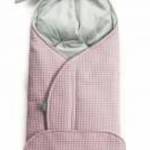 Classic Vintage rózsaszín nyuszis babakocsi takaró fotó
